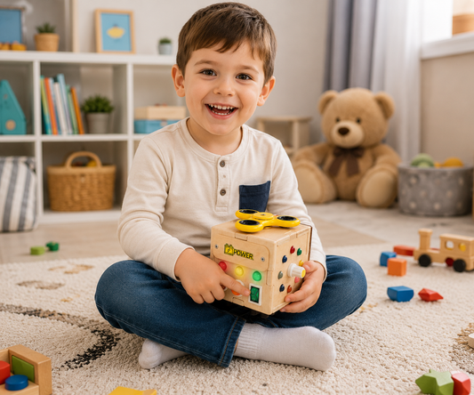 Montessori aktivitás kocka